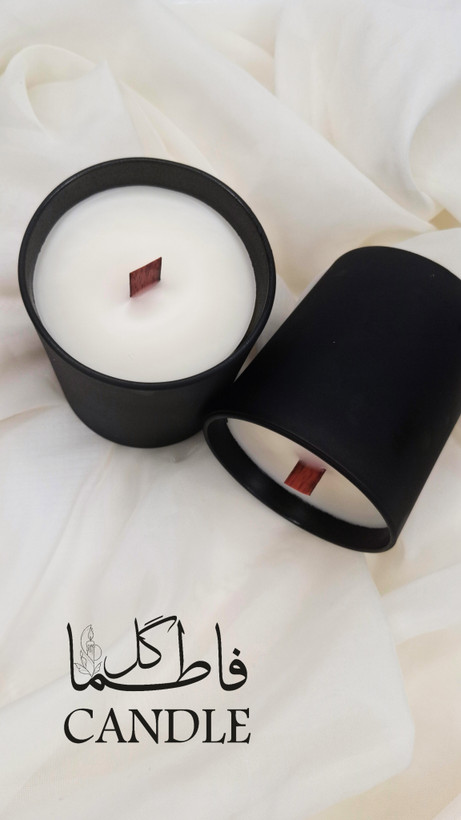 شمع لیوانی مشکی(معطر)