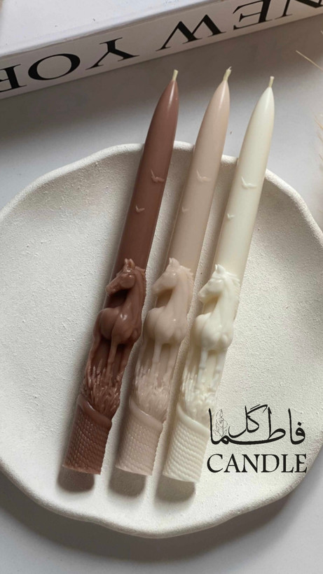 شمع قلمی اسب نماد سال (یک عدد)